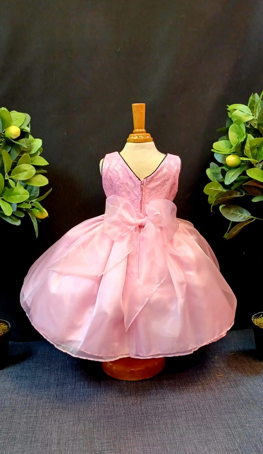 Light Pink Accent Girl Dress NDesign #60