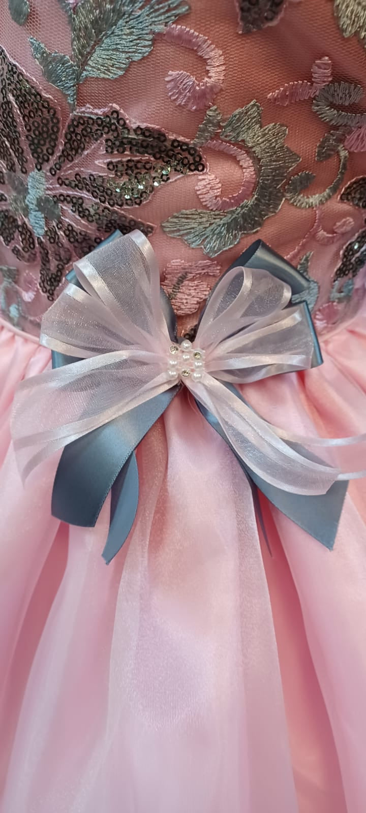 Pink Accent Girl Dress NDesign #39