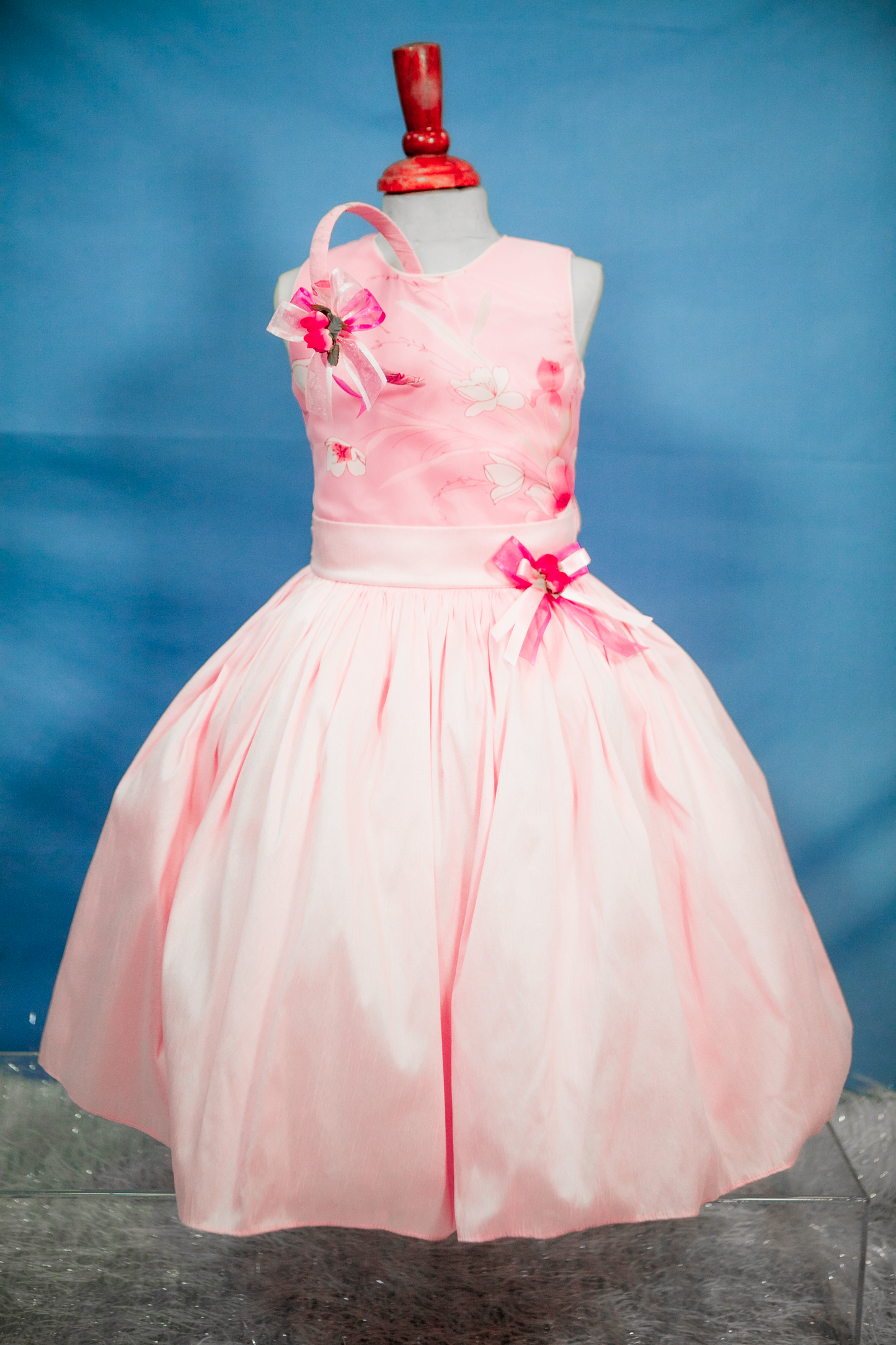 Custom Pink Accent Girl Dress NDesign #8