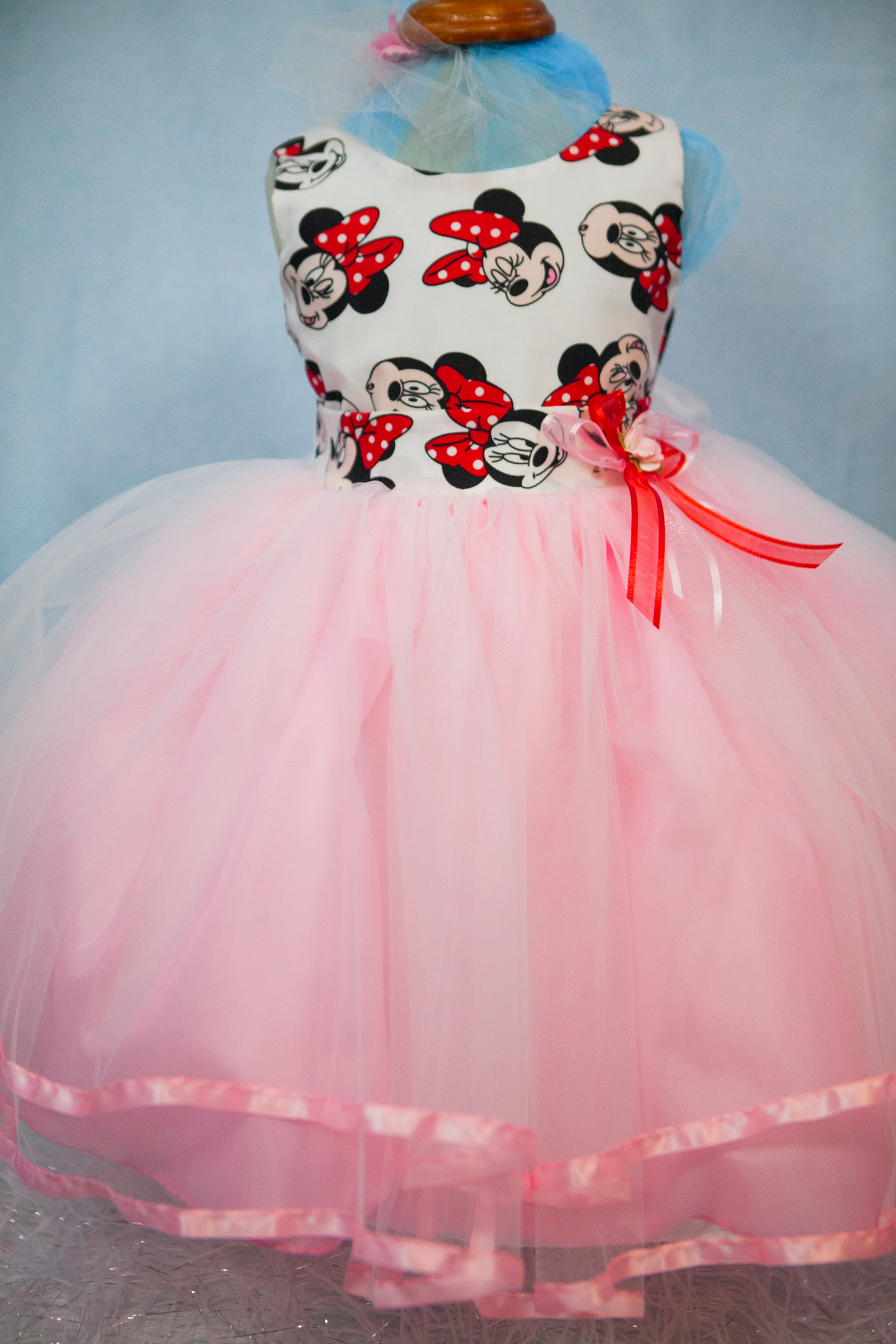 Pink Disney Mini Mouse Girl Dress NDesign #6
