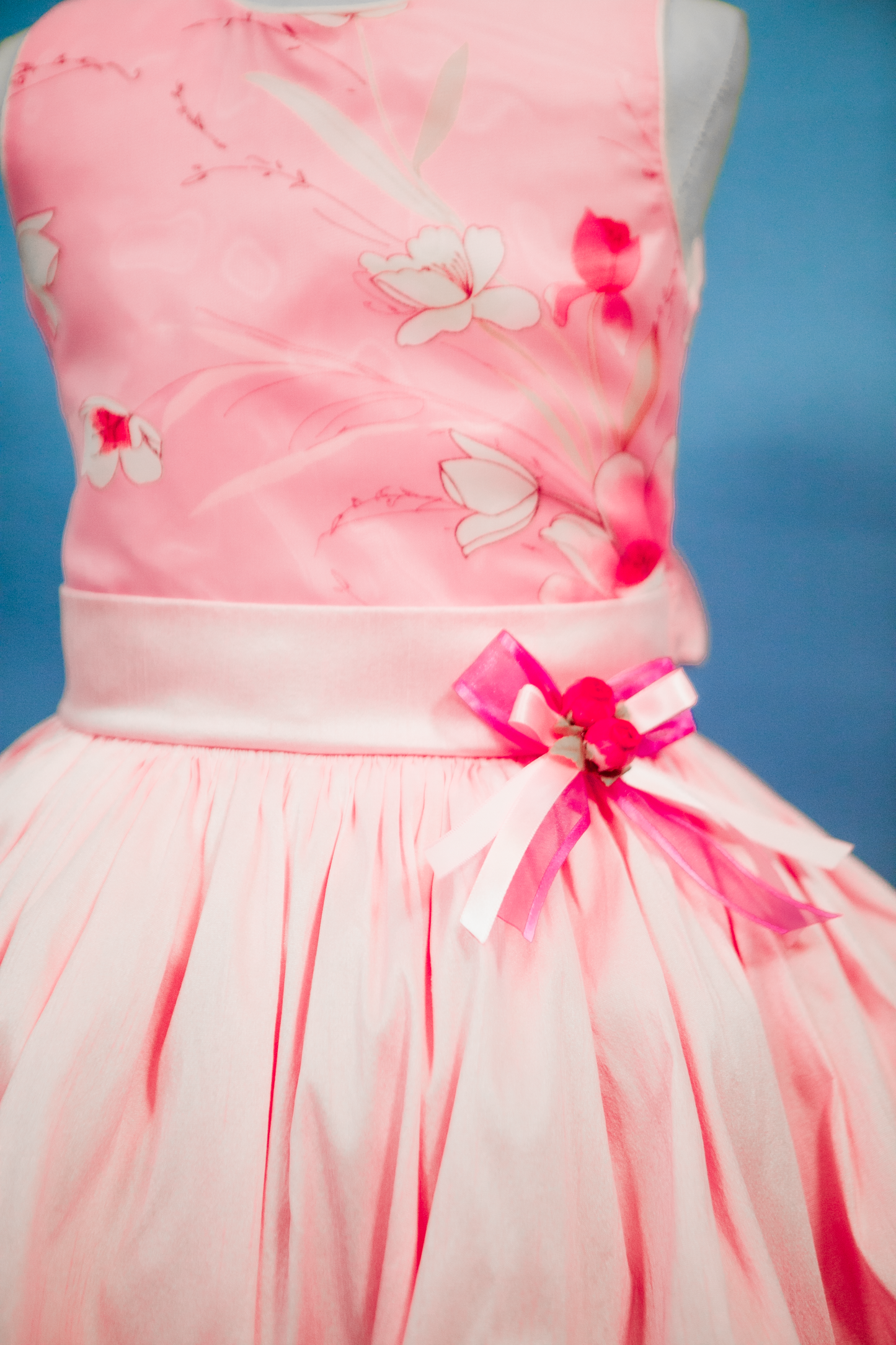Custom Pink Accent Girl Dress NDesign #8