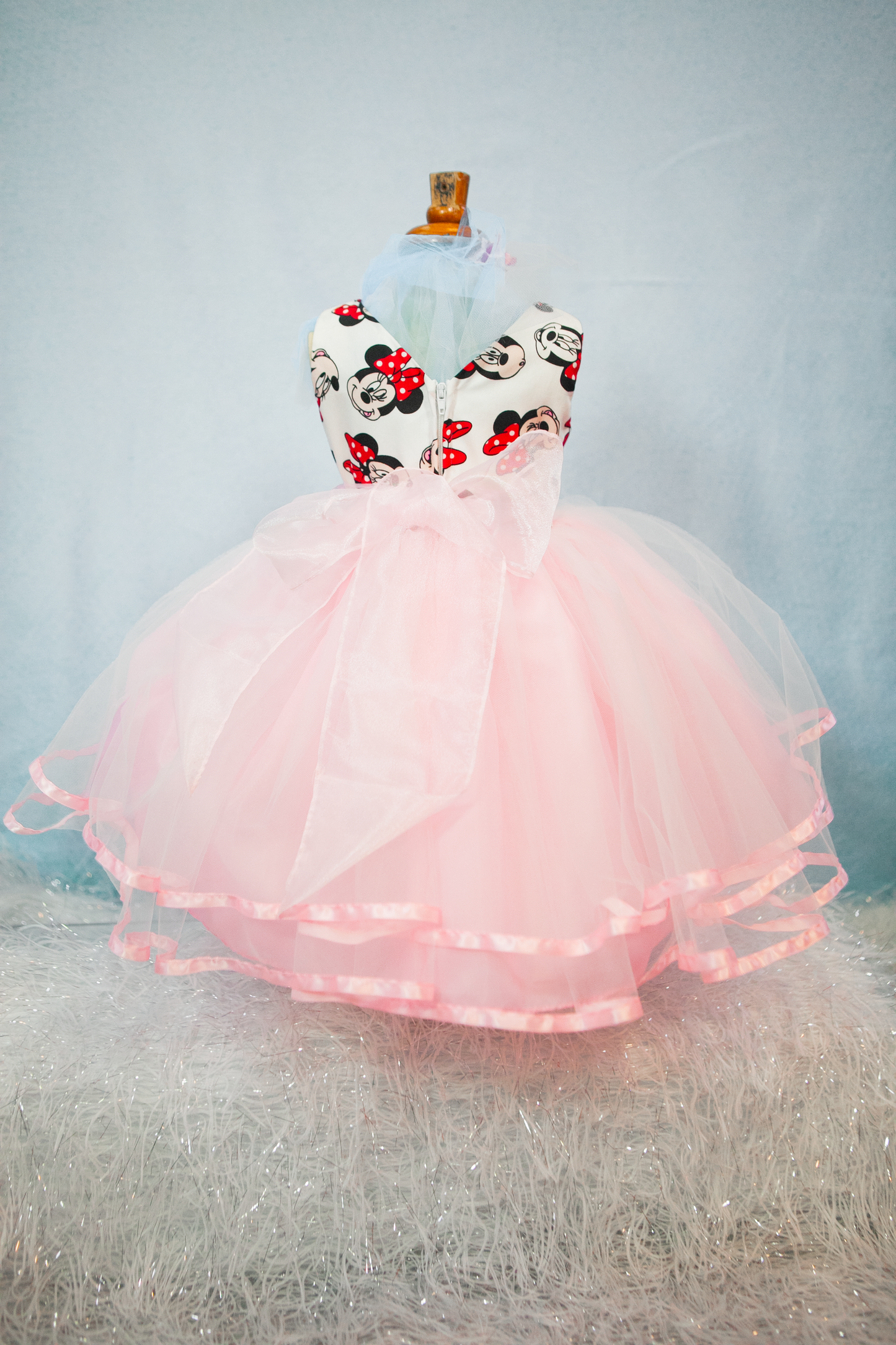 Pink Disney Mini Mouse Girl Dress NDesign #6