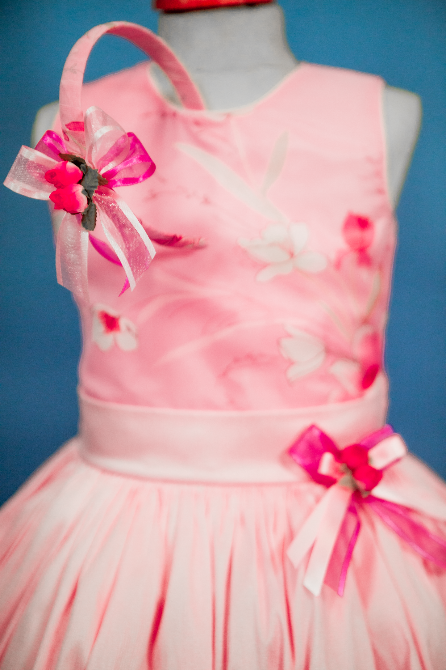 Custom Pink Accent Girl Dress NDesign #8